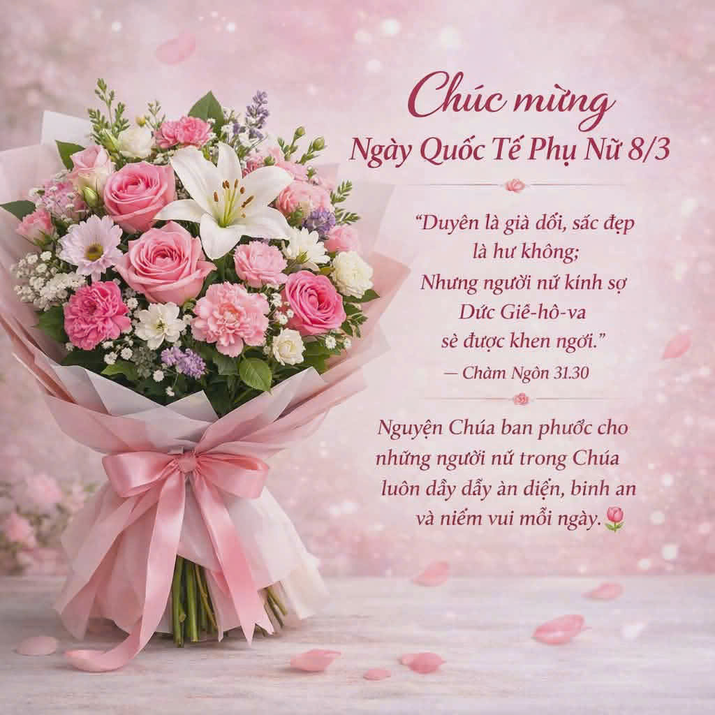 DIỄN VĂN CHÚC MỪNG NGÀY QUỐC TẾ PHỤ NỮ 8–3